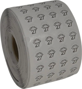 Etiketleme Makinesi Kontrol Etiket 27 No (5 Rulo 50.000 Adet)