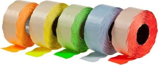 Etiketleme Makinesi Renkli Etiket / 12X22 42ADET