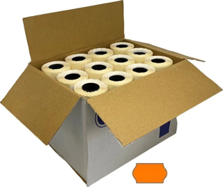 Etiketleme Makinesi Turuncu Etiket 96Adet