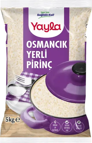 Yayla Yerli Pirinç Osmancık Bölgesi Mahsulü 5 kg