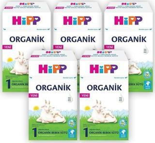 Hipp 1 Organik Keçi Sütü Bazlı Bebek Sütü 400 gr x 5 Adet