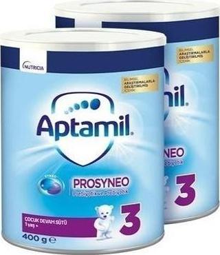 Aptamil 3 Çocuk Devam Sütü Prosyneo 1+ Yaş 400 gr x 2 Adet