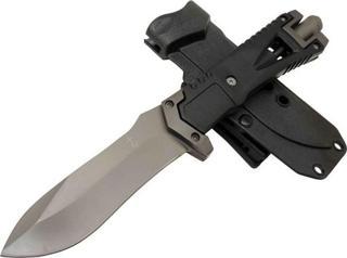 Zero Error Tactical 7 40 Siyah Outdoor Bıçak 27cm - Siyah Sap, Magnezyum Çubuklu, Kılıflı