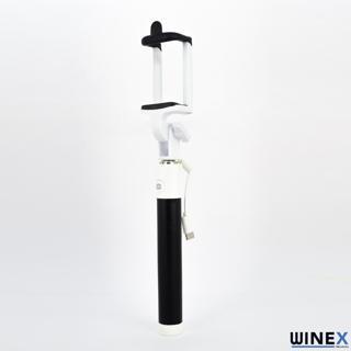 Winex Mobile Sr342 Katlanabilir Type-C Selfie Stick Çubuğu Siyah