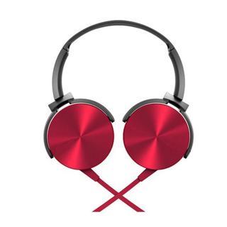 Winex Mobile Hd Extra Bass Kablolu Mikrofonlu Kulaklık Kırmızı