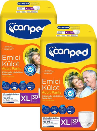 Canped Emici Külot Extra Büyük Boy Large 60 lı