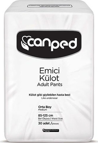 Canped Emici Külot Orta Boy Medium 30 Adetttt