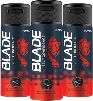 Blade Self Confidence Erkek Deodorant 3X150Ml