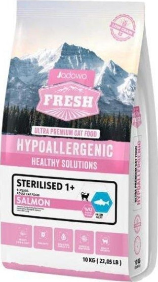 Jadawa Fresh Somonlu Kısırlaştırılmış Yetişkin Kedi Maması 10 Kg