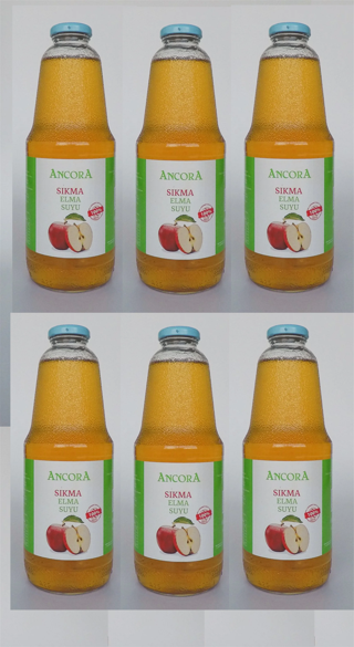 Ancora Sıkma Elma Suyu 1 Lt X 6 Adet