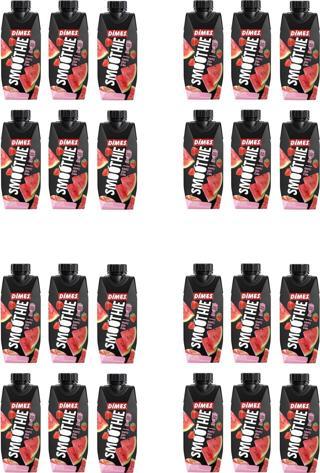 Dimes Smoothie Karpuz Çilek Elma 310 Ml X 24 Adet