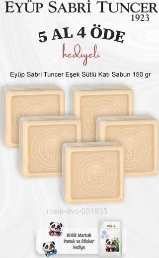 Eyüp Sabri Tuncer Eşek Sütlü Katı Sabun 150 gr 5 Al 4 Öde ve Rosie Pamuk