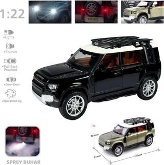 HCL-510A Çek Bırak 1:22 Sesli Ve Işıklı Buharlı DF Metal Jeep