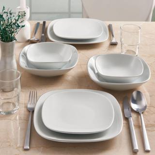 Güral Porselen Mimoza 24 Parça 6 Kişilik Yemek Takımı Pırlanta