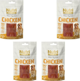 Nutri Canin Chicken Snack Köpek Ödülü 80 gr x 4 Adet