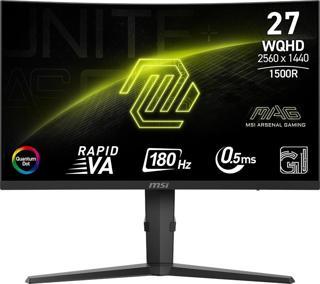 MSI MAG 275CQRF QD E2 27 2560x1440 180Hz 0.5ms (GTG) HDMI DP Type-C Adaptive Sync Curved Gaming Mon