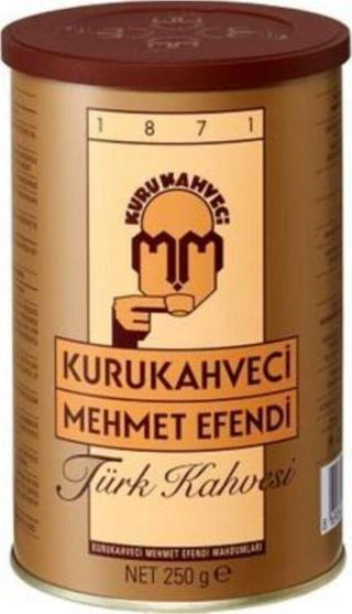 Kurukahveci Mehmet Efendi 250 Gr Teneke