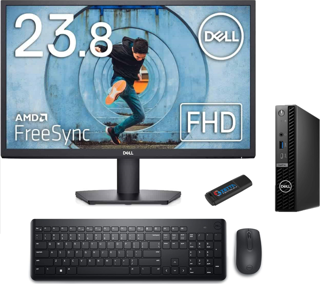 Dell Pc Optıplex 7020MFF Intel Core İ7-14700T 8gb Ddr5 512GB SSD Ubuntu 23.8" Fullhd Mon. Mini Masaüstü Bilgisayar BN014O7020MFF02 + Zetta USB Bellek