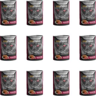 Prochoice Dana Etli Yetişkin Kedi Konservesi 400 Gr (12 Adet)