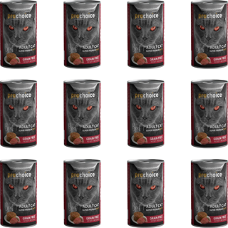 Prochoice Tahılsız Sığır Etli Ezme Konserve Kedi Maması 400 Gr (12 Adet)