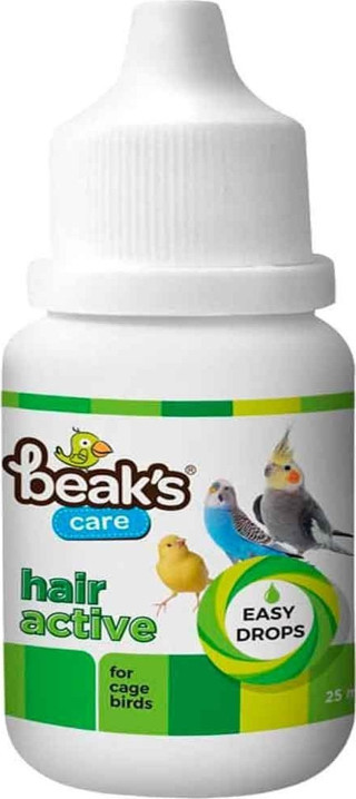 Beaks Hair Active Kuşlar İçin Vitamin 25 Ml