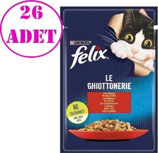 Purina Felix Sığır Etli Yaş Kedi Maması 85 Gr 26 AD
