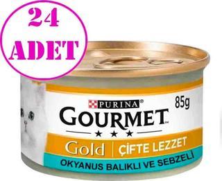 Proplan Gourmet Ispanak Soslu Okyanus Balıklı 85 gr 24 Ad