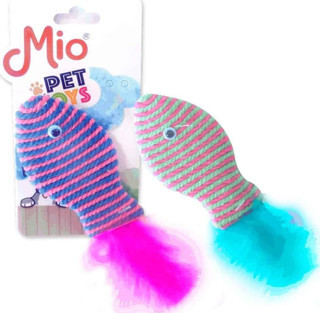 Mio Kedi Oyuncağı Renkli Balık 1 AD
