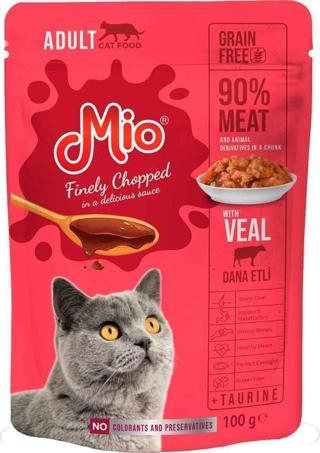 Mio Kedi Yaş Mama Dana Etli 100 Gr