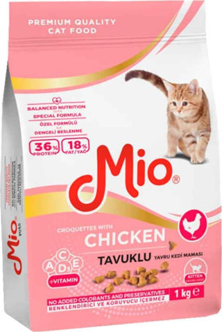 Mio Yavru Kedi Maması Tavuklu 1 Kg