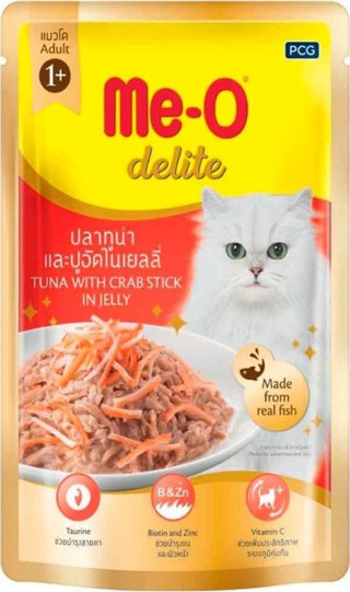Me-O Delite Pouch Ton Balığı ve Yengeç Kedi Konservesi 70 Gr