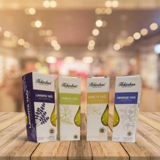 Hekimhan Lavanta Yağı 20Ml - Menekşe Yağı 20Ml - Vanilya Yağı 20Ml - Yasemin Yağı 20Ml