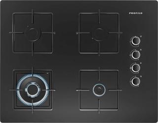 Profilo OO37H6B12D Wok Gözlü Siyah Cam Ankastre Ocak