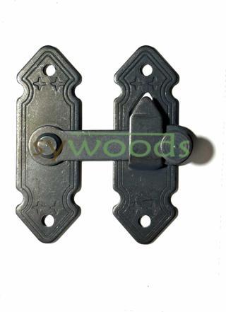 Sywoods Kapı ve Pencere mandalı 70x80 mm Kapı ve Cam Kilit Siyah