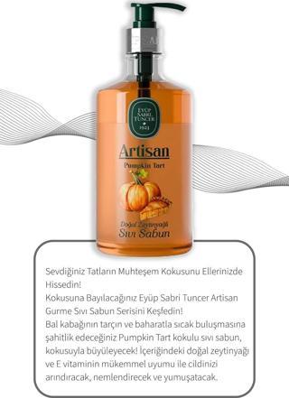 Eyüp Sabri Tuncer Artisan Doğal Zeytinyağlı Sıvı Sabun Pumpkin Tart 600 ml X3