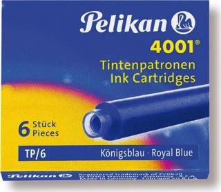 Pelikan Kartuş Serisi TP6X Dolma Kalem Kartuşu Mavi