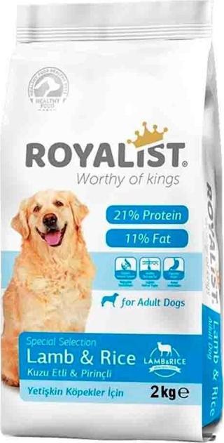 Royalist Kuzu Etli ve Pirinçli Yetişkin Köpek Maması 3 Kg