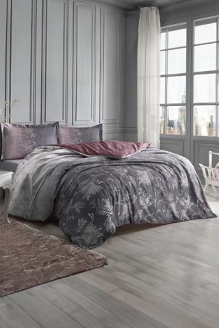 Ditsy Çift Kişilik Lastikli Fitted Çarşaf Nevresim Takımı