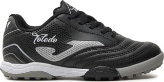 Joma Toledo JR 2401 TOJW2401TF Siyah & Beyaz & Gri Çocuk Halı Saha Ayakkabı