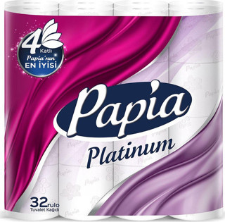 Papia Platinum Tuvalet Kağıdı 32 Rulo