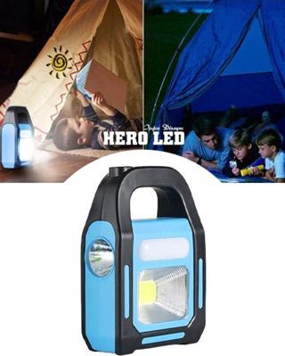 Güneş Enerjili Solar El Feneri 3 Watt Şarj Edilebilir Güneş Enerjili Solar El Feneri 3 Modlu Kamp La