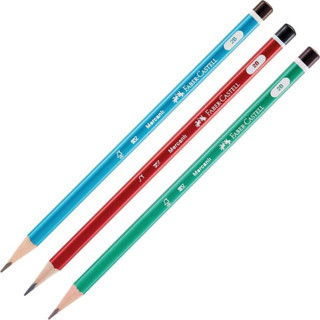 Faber Castell Kurşun Kalem Mercanlı Serisi 2B Üçgen Gövde 5244321601