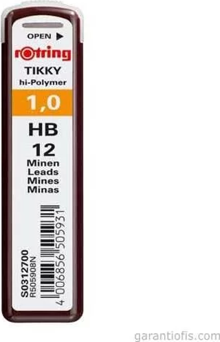 Rotring Tikky Yüksek Kaliteli Kurşun Kalem Ucu 0,9 mm/1,0 mm (HB)