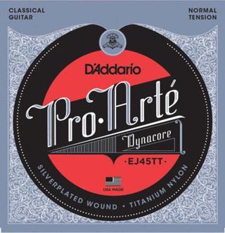 Daddario D’Addario Ej45Tt Pro-Arté Dynacore, Titanium Trebles, Normal Ten