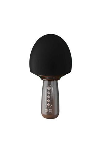Soaiy Mc15 Karaoke Mikrofon Bluetooth Hoparlör Renkli Işıklı  Ses Kaydı  Pro Ses Ayarları