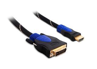 S-link SLX-310 HDMI-DVI 24+1 M 1.5m Altın Uçlu 24K + Kor.Kılıf Kablo
