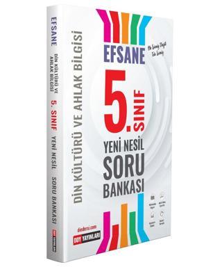 Ddy Yayınları 5.Sınıf Din Kültürü ve Ahlak Bilgisi Efsane Yeni Nesil Soru Bankası - DDY Yayınları