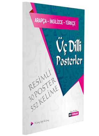 Ddy Yayınları Üç Dilli Posterler Arapça - İngilizce - Türkçe