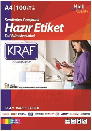 KRAF LASER ETIKET KF-2102 210 X 148.5 MM