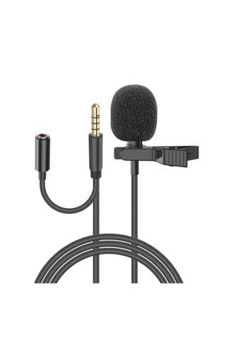 Snopy Sn-Mtk25 Siyah Akıllı Telefon, Tik-Tok Ve Youtuber Metal Mandallı Yaka Mikrofonu
